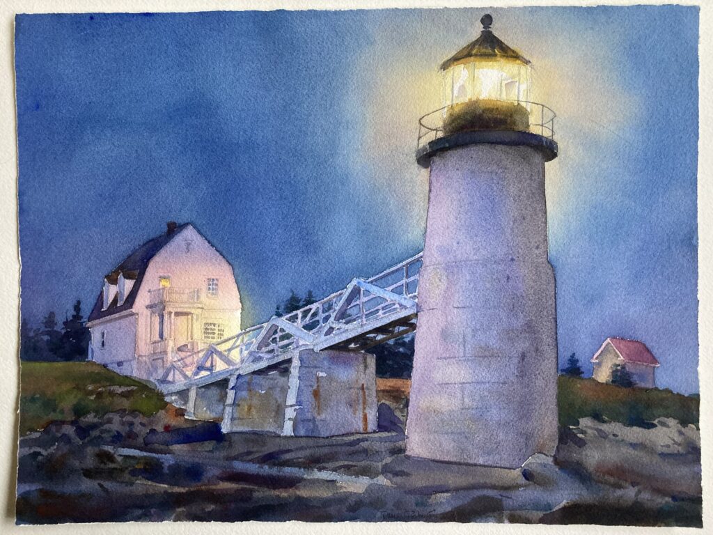 Paul Rickert, Lighthouse painting